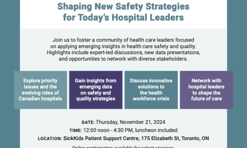 HARM Evaluated Autumn Meeting - 21 Nov 2024 - Quality in Focus: Shaping New Safety Strategies for Today’s Hospital Leaders
